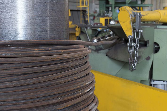 Dettaglio lavorazione acciai automatici